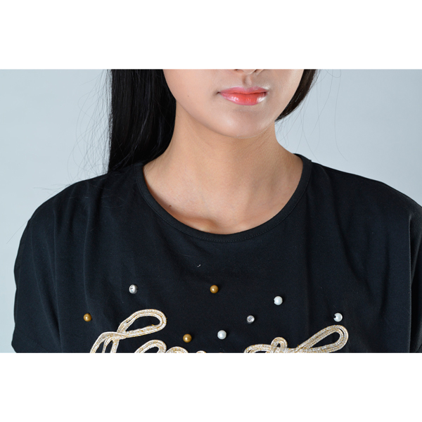 SY014針織車花訂珠短袖細節(jié)圖 SY014針織車花訂珠短袖細節(jié)圖